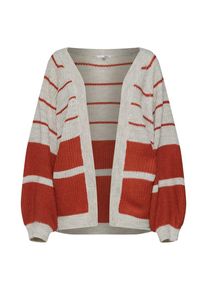 Amuse Society, Damen Strickjacke 'GET DOWN', Hellgrau / Dunkelorange