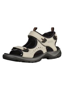 Ecco, Damen Sandalen, Dunkelgrau / Schwarz / Weiß / Perlweiß