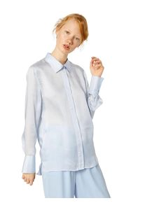 FROG BOX Frogbox, Damen Bluse, Hellblau