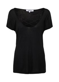 ABOUT YOU, Damen T-Shirt 'Levinia', Schwarz