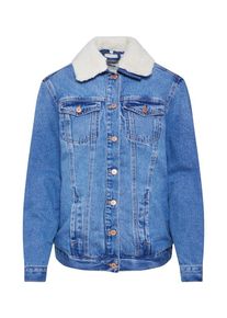 New Look, Damen Jacke 'CASSIE OVERSIZED BORG P17', Hellblau