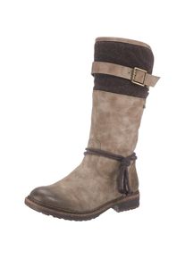 Rieker, Damen Stiefel, Hellbeige / Kastanienbraun