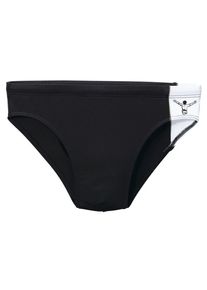 Chiemsee, Herren Badehose, Schwarz / Wei&szlig;