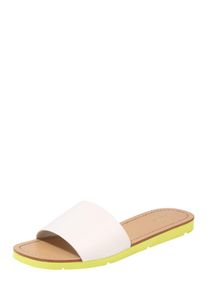 Aldo, Damen Pantolette 'GWAYNI', Kiwi / Wei&szlig;