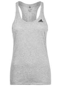 adidas Performance, Damen Trainingstank 'Prime 3-Streifen', Graumeliert / Schwarz