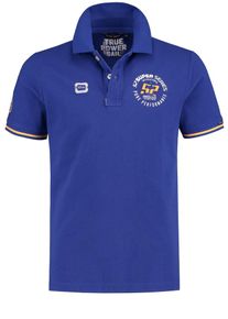 Code-Zero, Herren Poloshirt 'TP52 Speed', Blau / Gelb / Wei&szlig;