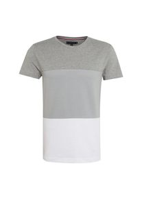 Tommy Hilfiger, Herren Shirt, Grau / Weiß