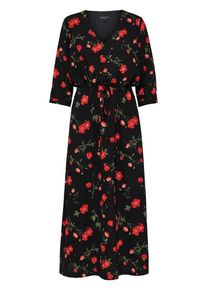 Selected Femme, Damen Kleid 'Laura', Rot / Schwarz
