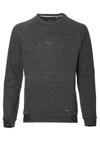 O`Neill O'NEILL, Herren Sweatshirt '2-Face Hybrid Crew', Dunkelgrau / Graumeliert