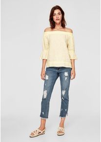 s.Oliver RED LABEL, Damen Bluse, Hellgelb