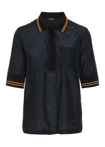 J. Lindeberg J.Lindeberg, Damen Poloshirt 'Nina', Dunkelorange / Schwarz