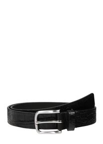 ROYAL REPUBLIQ, Herren Gürtel 'Patriot Croco Belt', Schwarz