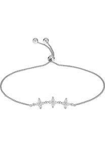 Christ, Damen Diamonds Armband '87327426', Silber / Weiß