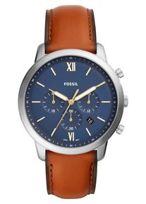 Fossil, Herren Chronograph 'FS5453', Blau / Cognac / Silber