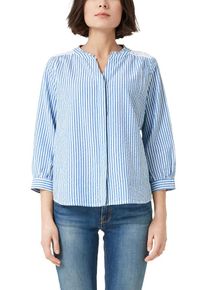 s.Oliver RED LABEL, Damen Bluse, Hellblau / Weiß