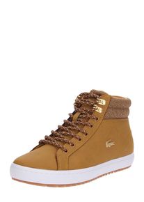 Lacoste, Damen Sneaker 'STRAIGHTSET', Senf / Wei&szlig;