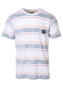 Rip Curl, Herren T-Shirt 'Snappers', Taubenblau / Koralle / Weiß