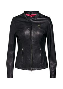 Blauer.USA, Damen Jacke 'CAPO SPALLA PELLE FODERATO', Schwarz