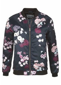 Boysen's BOYSEN'S, Damen Bomberjacke, Dunkelblau / Dunkellila / Rosa / Weiß