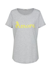 Garcia, Damen T-Shirt, Gelb / Grau