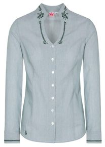 Spieth & Wensky SPIETH & WENSKY, Damen Trachtenbluse "Heide", Hellblau