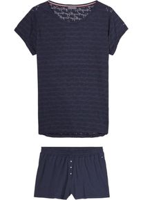 Tommy Hilfiger, Damen Pyjama, Navy