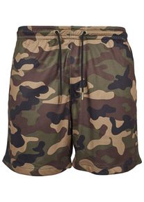 Urban Classics, Herren Short, Dunkelbeige / Braun / Dunkelgr&uuml;n / Schwarz