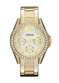 Fossil, Damen Multifunktionsuhr 'RILEY', Gold