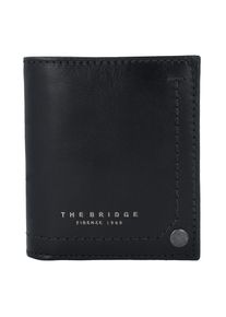 The Bridge, Herren 'Kallio' Geldbörse Leder 9 cm, Schwarz