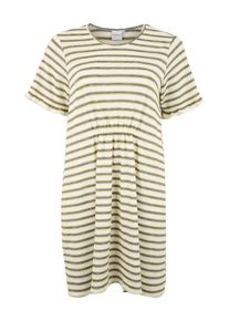 JUNAROSE, Damen Jerseykleid 'JRSANTANA', Beige / Grau