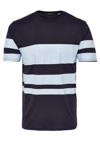 Only & Sons Only & Sons, Herren T-Shirt, Nachtblau / Hellblau