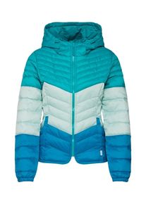 Only, Damen Jacke 'onlDEMI', Türkis / Himmelblau / Weiß