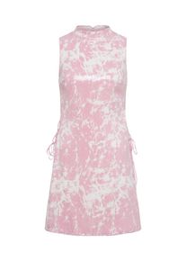 Guess, Damen Cocktailkleid 'KIELLA', Pink / Wei&szlig;