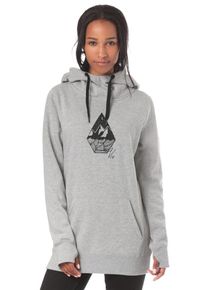 Volcom, Damen Kapuzenpullover 'Costus', Graumeliert