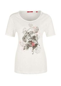 s.Oliver RED LABEL, Damen Jerseyshirt, Wei&szlig;