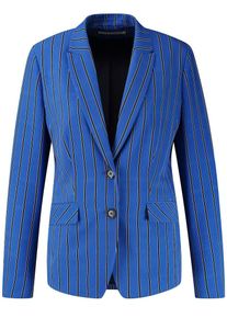 Gerry Weber, Damen Blazer, Himmelblau / Schwarz / Wei&szlig;