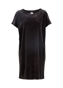 Saint Tropez, Damen Midikleid 'BOXY VELVET W GLITTER', Schwarz