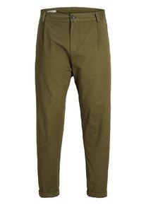 Jack & Jones JACK & JONES, Herren Chino 'JEFF CROP TRENDY AKM', Oliv