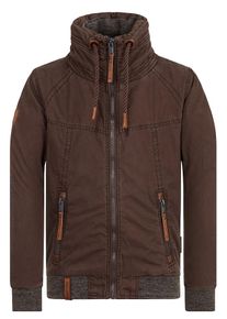 Naketano, Herren Jacke, Schoko / Graumeliert