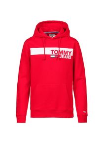 Tommy Jeans, Damen Hoodie, Grenadine / Weiß