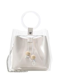 Apart, Damen Handtasche, Transparent / Naturweiß
