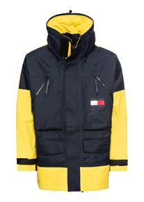 Tommy Hilfiger, Herren Jacke 'COLOURBLOCK SAILING JACKET', Dunkelblau / Gelb