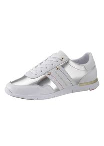 Tommy Hilfiger, Damen Sneaker, Silber / Wei&szlig;