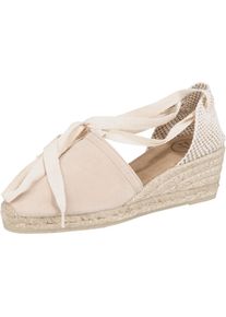 Toni Pons, Damen Keilsandaletten 'Vinaros', Rosa / Weiß