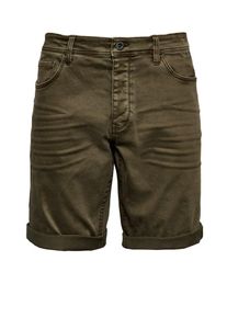 Q/S Designed By, Herren Shorts 'John', Oliv