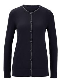 Heine, Damen Strickjacke, Dunkelblau