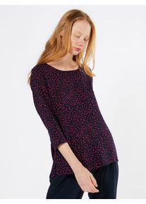 Only, Damen Shirt 'ANIKA', Nachtblau / Pink