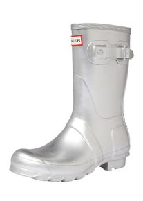 Hunter, Damen Gummistiefel, Silber