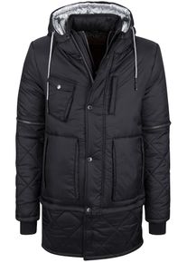 Roosevelt, Herren Parka, Schwarz