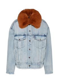 Levi's LEVI'S, Damen Jeansjacke, Blue Denim / Braun